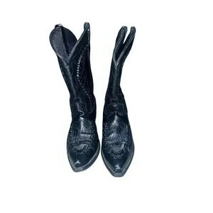 Laredo men’s cowboy boots black size 9.5 Western Southwestern